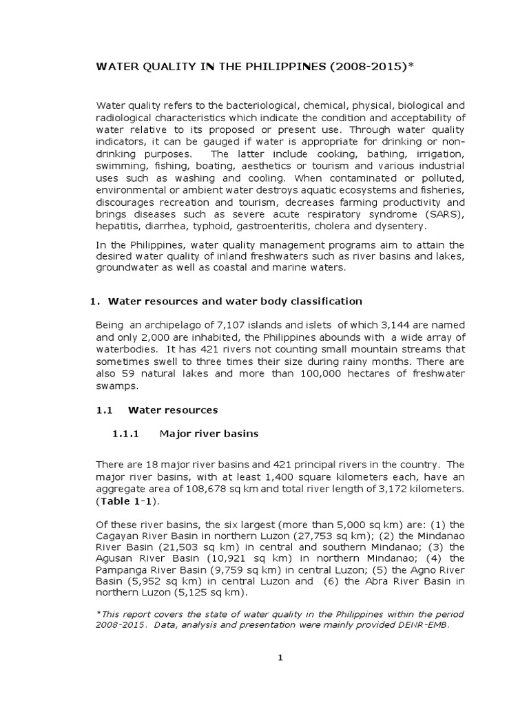 Waterqualityms1 160622094059 PDF | PDF | Water Quality | Water Resources