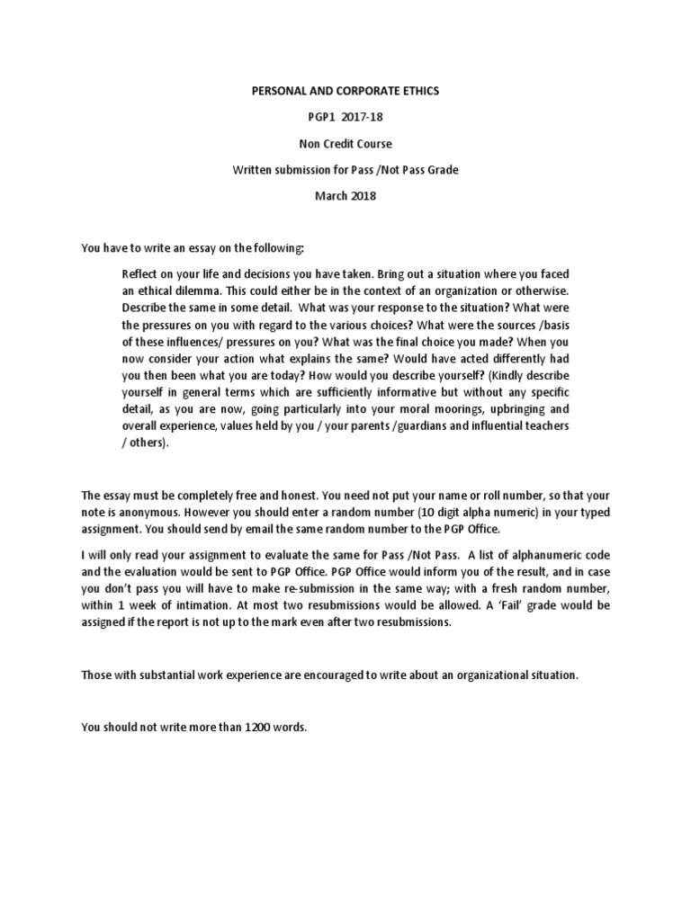 Pce Assignment 2017-18 | PDF | Wellness
