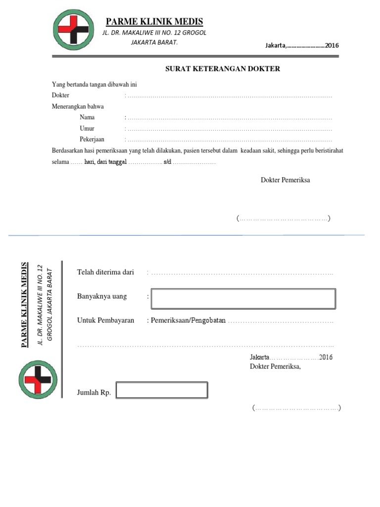 Surat Keterangan Sakit