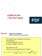 Coste del capital y valoración de acciones