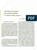Análisis de Un Poema de Machado PDF