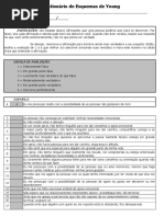 Questionário de Esquemas