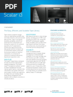 Scalar I3 Tape Library Datasheet (DS00509A)