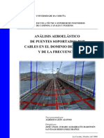 Análisis Aeroelástico de Puentes Soportados Por Cables en El Dominio Del Tiempo y de La Frecuencia