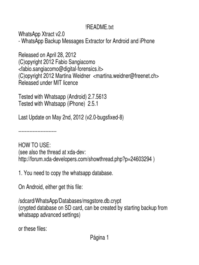 Readme PDF | PDF | Backup | I Phone