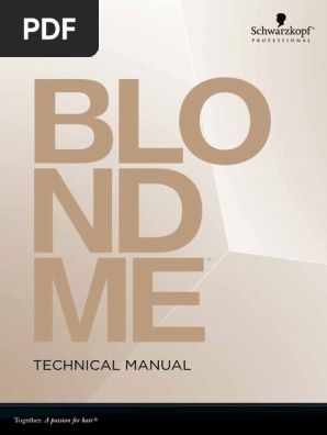 Blondme Rl Technical Manual Pdf Blond Pastel