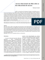 Determinantes Do Sucesso Educacional - Um Olhar Sobre As