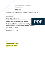 Formula de La Transformada