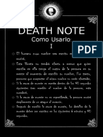 Death Note Pagina