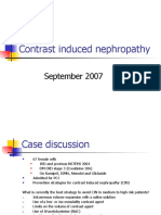 Contrast Induced Nephropathy: September 2007