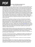 Diferenciando o Culto Público Do Culto Particular