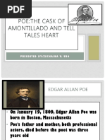 Poe:The Cask of Amontillado and Tell Tales Heart: Presented By:Zechainav. Udo