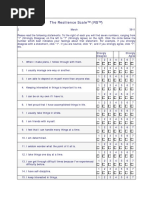 Scoring the Connor-Davidson Resilience Scale | PDF | Psychological ...
