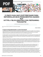 O Único Guia Que Você Precisará Para Reformular Seus Pensamentos Usando NLP