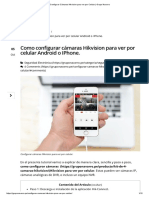 Configurar Cámaras Hikvision para Ver Por Celular