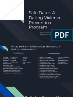 Safe Dates A Dating Violence Curriculum