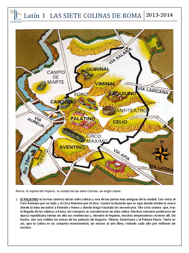 Las Siete Colinas de Roma | Europa antigua | Roma antigua