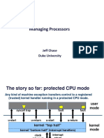 Managing Processors: Jeff Chase Duke University