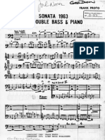 Frank Proto - Sonata 1963, Double Bass PDF