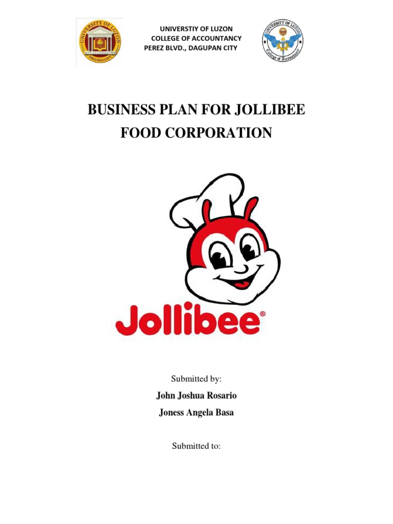 jollibee business plan pdf
