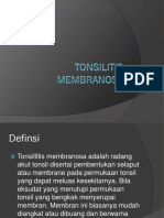 Tonsilitis Membranosa