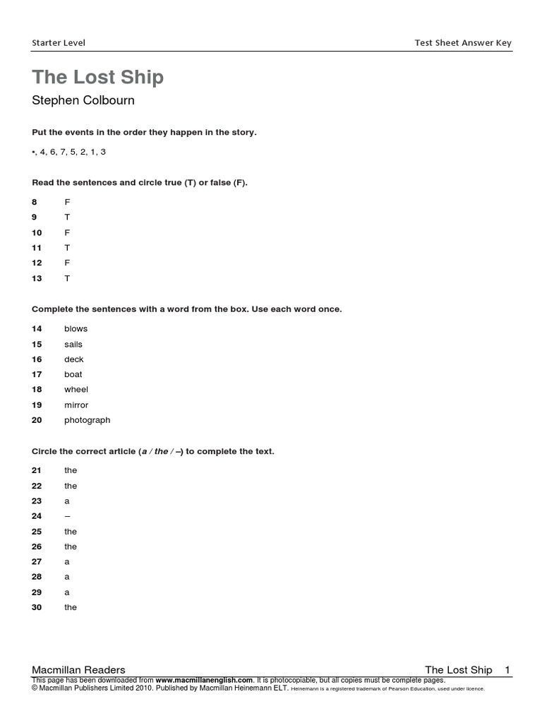 TheLostShipTestAnswerKey.pdf