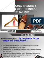 Emerging Trends & Strategies in Indian Retailing