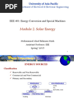 Module 2 Solar Energy