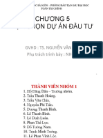 Chuong 5 - Lua Chon Du an Dau Tu