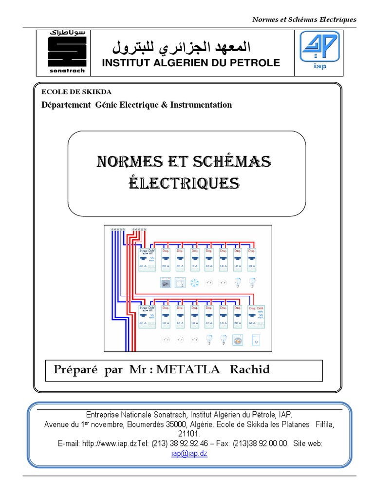 Schéma électrique Va Et Vient 3 Interrupteurs Pdf Normes Et Schemas Electriques PDF | PDF | Équipements électriques |  Composant