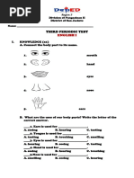 Third Periodic Test: English I