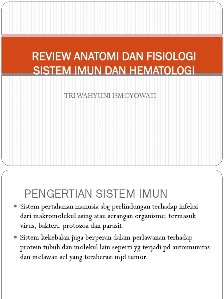 ❤ Contoh jurnal sistem imun dan hematologi