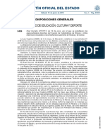 2013 - Real Decreto Especialidades Docentes Cátedráticos Música