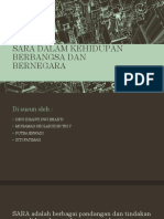 SARA dalam Kehidupan Berbangsa dan Bernegara