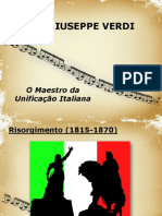 Verdi e A Unificação Italiana