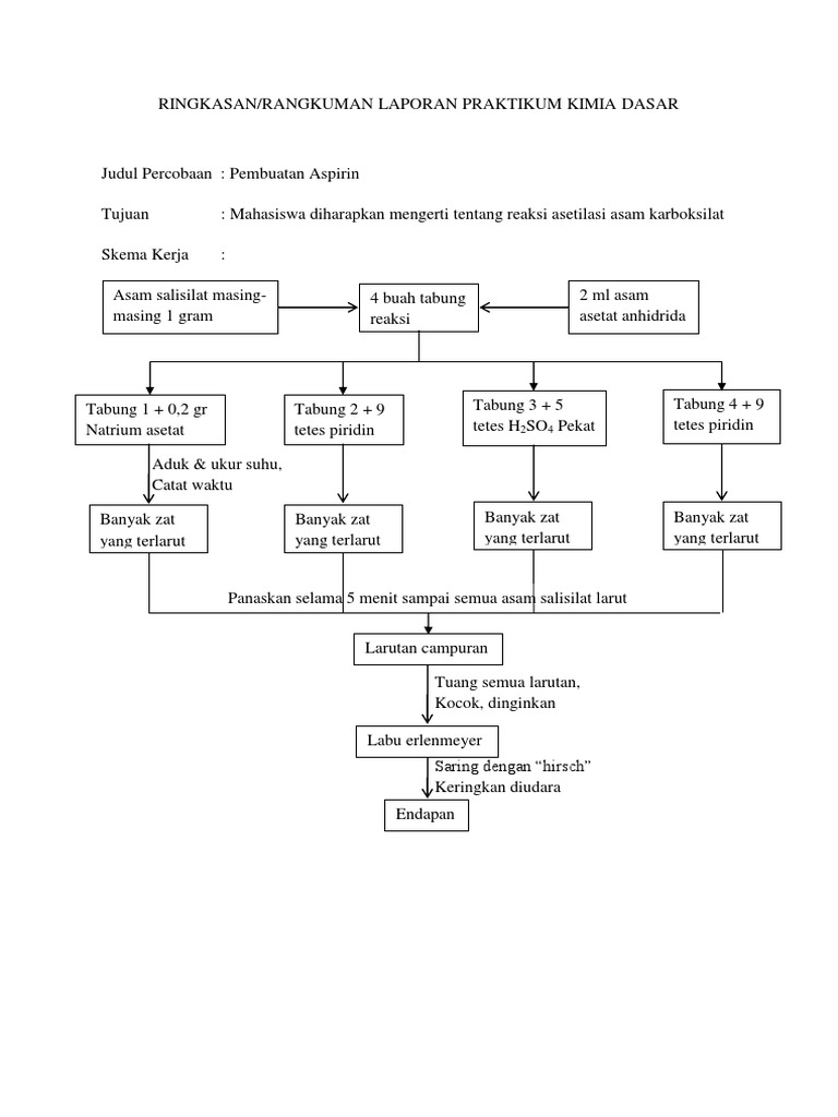 Prak 9 'Pembuatan Aspirin' PDF
