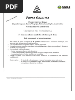 Prova Tec Em Mecanica IndustriaQuimica Goias 2005