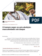 O Homem Negro No Pós Abolição - Masculinidade Sob Ataque PDF