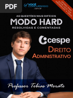 #Modo Hard - Direito Administrativo CESPE (2017) - Professor Tobias Morato.pdf