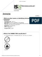 Ammonia - OSH Answers