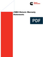 PGBU Warranty Statement