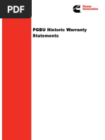 PGBU Warranty Statement