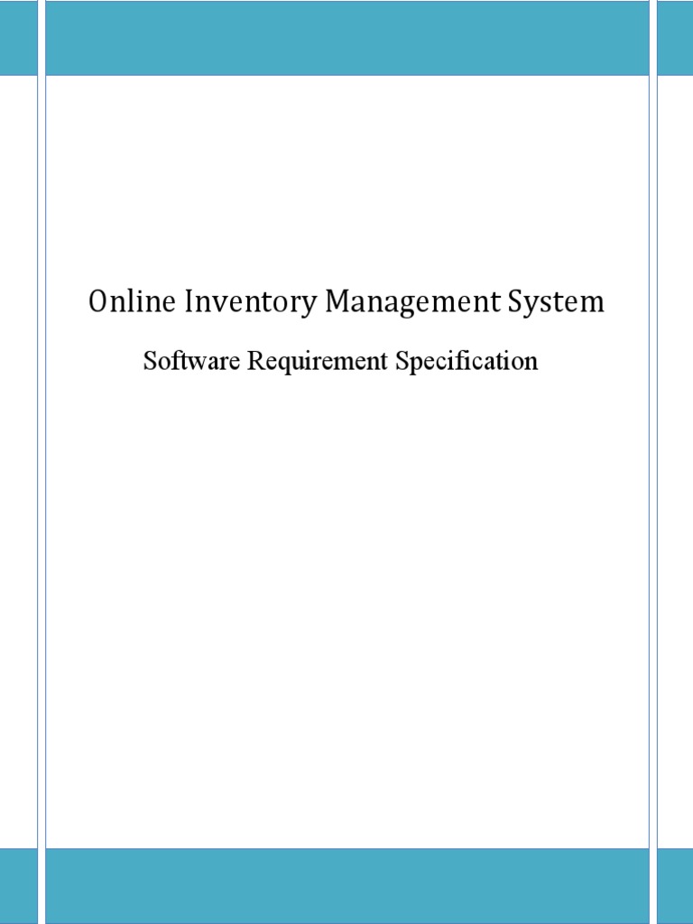 Online Inventory Management System | PDF | Class (Computer Programming ...