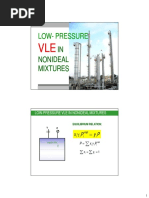 VLE in Nonideal Mixtures