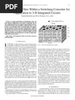 A Distributed Filter Within A Switching Converter For Application To 3-D Integrated Circuits