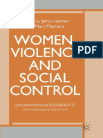 Women Violence and Social Control