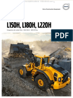 Catalogo Cargadores Frontales l150h l180h l220h Volvo Datos Caracteristicas Detalles Especificaciones Dimensiones Equipo