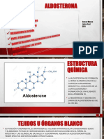 Aldosterona: estructura, mecanismo de acción, control y papel fisiológico