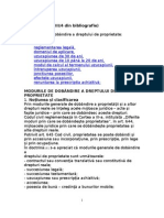 III.4 - Modurile de Dobandire A Dreptului de Proprietate