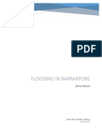 Flooding in Barrakpore: Zane Amour